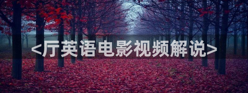韩国电影夹西瓜：<厅英语电影视频解说>